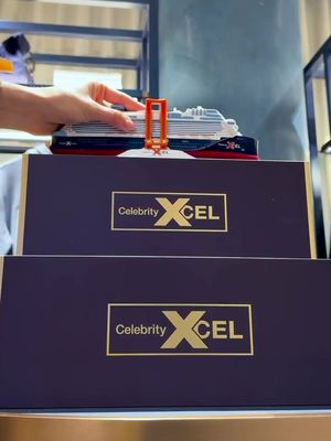 Shh… there's nothing better than the sound of new merch 🤫✨ Celebrity Xcel's Flagship store is stocking up on embarkation day ✨🚢