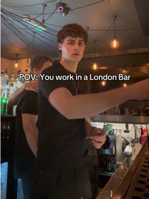 Does anyone go out after a closing shift?? #fyp #bartender #london #pov 