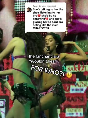 Replying to @idc yeah guys lara & eyekons absolutely didn’t hear my gnarly fanchant 🥺 @KATSEYE @LARA RAJ #katseye #katseye_lara #katseye_gnarly #eyekon #katseyetour 