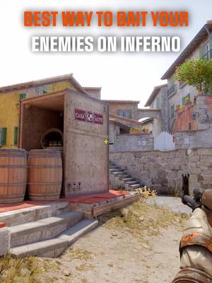 Looks so realistic! 😂 Try this trick in your next Inferno match! #fnatic #cs2tricks #counterstrike 