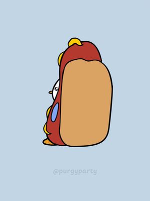 Mustard? 🤨 Follow @purgyparty and download our new battle royale mobile game! #pudgyparty #purgyparty #pudgypenguins #purgypengoon #cartoon 