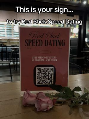 What’re you waiting for Baton Rouge? 👀🌹 #redstickspeeddating #speeddating #midcitybr #batonrouge 