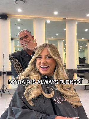NO MORE F**** HAIR .  Will she maintain it 😂 ! She has no choice otherwise she’s getting a smack 😂 - - - #hairtransformation #hairtok #hairconsultation #hairtutorial #aussieshore @catiachanel_ 