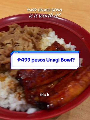 Unagi Gyudon bowl is most expensive bowl in Sukiya. Masarap kaya? 📍Sukiya, SM Megamall 3F level, SM Megamall Bldg B, EDSA, Doña Julia Vargas Ave,  Ortigas Center, Mandaluyong City, Metro Manila #foodtokph #foodreview #sukiya 