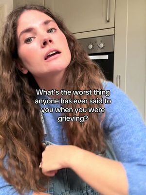 Imagine saying that to a grieving 16 year old. As a mum now I can’t imagine how furious I’d be if someone did that to my child, especially at school.  Choose your words carefully when you’re talking to people who are grieving. And for gods sake please don’t compare the natural loss of elderly grandparents to traumatic, sudden loss.  #grief #grieftok #grieving #bekind #griefsupport 