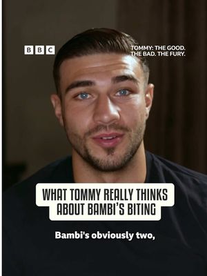 "She’s took to the biting"   Tommy: The Good. The Bad. The Fury. Part 2 coming TOMORROW Part 1 on #iPlayer now. #TommyFury #Family #Bambi #MollyMae 