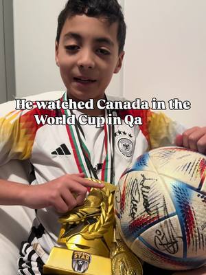 Meet Nazim — an 11 year-old boy whose love for soccer has shaped his life in every country he’s lived in. ⚽🇨🇦 From kicking his first ball as a toddler… to traveling all the way to Qatar to watch Canada play in the World Cup, Nazim’s passion has only grown stronger every single year. After moving to Canada just over a year ago, he continued chasing his dream, despite the challenges of moving to a new country and leaving everything behind.He joined local soccer activities, attended Atlético Ottawa matches, and even appeared on the stadium’s big screen — a moment he’ll never forget. Nazim also created his own mini soccer club, Nazim FC, to share the joy of the game with other kids in his community. Today, he dreams of taking one big step closer to his passion: ✨ Becoming a FIFA Ball Carrier with Kia Canada. This is his story. This is his dream. Thank you for watching and supporting him on this journey. ❤️ #FIFABallCarrier @Kia Canada #KiaCanada #SoccerKids #CanadaSoccer #worldcup 