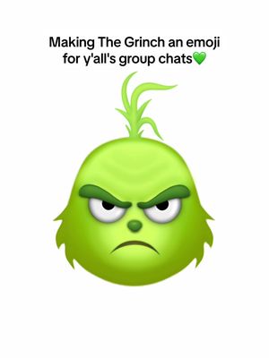 Going to be using this emoji so much during the holidays🤣🎄 #thegrinch #grinch #emoji #digitalart #musicad 