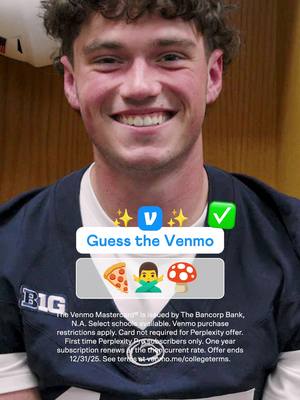 Can anyone guess @Allar.drew’s karaoke song??  Get your college-branded Venmo Debit Card today. Plus, get 1 free year of Perplexity Pro. *Select schools available.