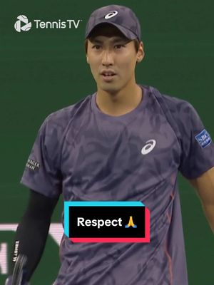 Things you love to see 🙏  #tennis #tennistv #atptour #respect