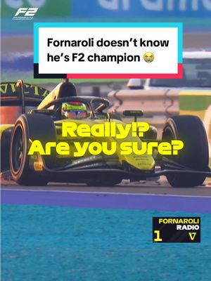 “really? are you sure?” 😭😭😭 #f2 #formula2 #qatargp #LeonardoFornaroli 