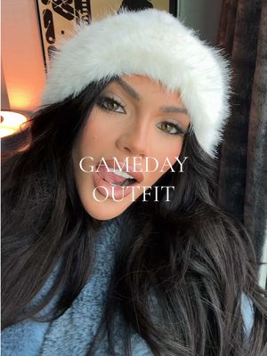 Ready for a cold one ❄️🤍 #gameday #nflwife #gamedayoutfit #nflfootball #outfitinspo 