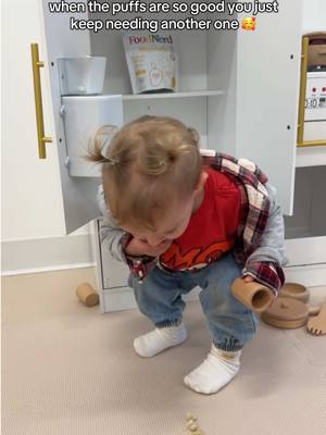 The puffs are just too good, you can’t let them go to waste. 😅 The toddler cleanup just got easier either our puffs. 😂 #foodnerd #puffs #fypシ #cleanup #trend 