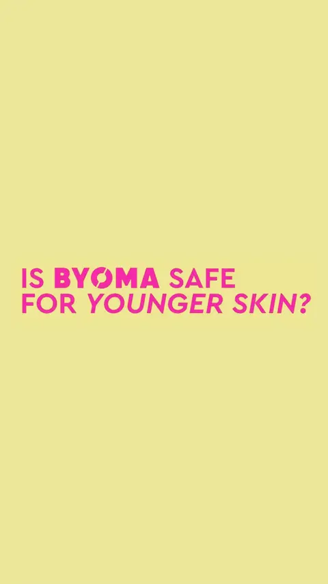 We get tons of questions about which BYOMA products are safe for teenagers. Here’s a skincare guide to make sure you’re always purchasing the right products. You should always check with a parent, doctor, or dermatologist if you have any ingredient-specific questions! #byoma #skincare #teenageskincare #youngskin 