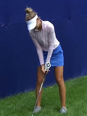 In case you forgot, Nelly Korda's short game is fire!🔥😎 #golftok #fyp #nellykorda