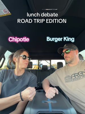 only 2 places with vegan options on a roadtrip 😭🌱 thanks @Chipotle & @Burger King 🙏🏻 @Tay #relatable #couplecomedy #chipotle #burgerking #caitlinandtay 