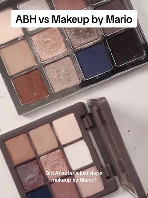 Swatch comparisons were definitely needed #eyeshadowpalette #anastasiabeverlyhills #makeupbymario #etheraleyes 