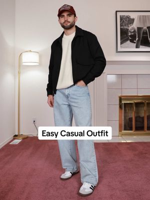Layers and baggy jeans for today’s minimal outfit.  You can find the full outfit in my profile! #mensoutfit #minimalstyle #mensfashion #casualoutfits 