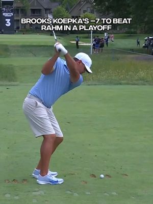 The win that secured individual title No. 5 for Brooks 🔥 #brookskoepka #golf #livgolf 