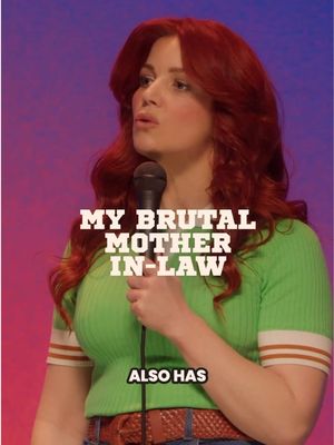 That means she’s allowed to say whatever she wants #bronlewis #standupcomedy #comedian #motherinlaw  