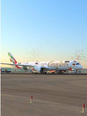 A parade on the runway. A nation in celebration.  Happy 54th Eid Al Etihad. 🇦🇪✨ #EidAlEtihad #UAENationalDay #UAE54 #Emirates #FlyBetter