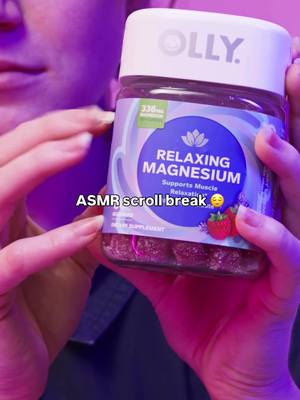 The horrors may persist, but our Relaxing Magnesium supplements work harder. 💪 #asmr #scrollbreak #ollywellness