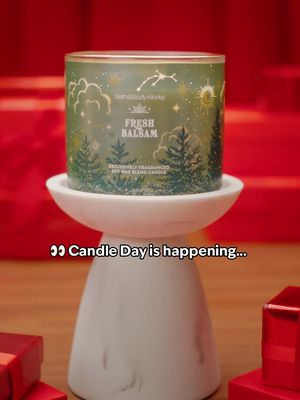 Annual Candle Day starts online 12.04 10 pm ET and in stores 12.05: $9.95 3-Wick Candles (the lowest price of the year) ‼️There’s 30+ new scents dropping, get ready! 🕯️