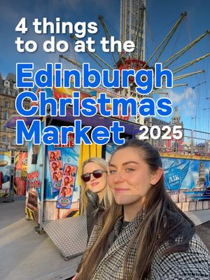 These are the four best things to do at the Edinburgh Christmas Market this year! 🎢 Ride the Starflyer, but make sure you have gloves because it's freezing up there. 🍖 Enjoy a full roast dinner wrapped in a Yorkshire pudding at Roast. 🎡 Ride the Big Wheel, and take in some amazing views of Edinburgh. 🧇 Finally, grab some Belgian Waffles to end your day with something sweet. What are your must-dos at a Christmas Market? Let us know! #Edinburgh #Christmas #Travel