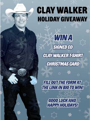 Hey y’all! I’m so excited to kick off our annual Holiday Giveaway! 🎁✨ Three lucky winners will receive a signed CD, a T-shirt, and a Christmas card from me. Just sign up at the link in my bio for a chance to win. All entries will be valid through 12/12.  Good luck, Merry Christmas, and happy holidays! ❤️🎄 #christmasgiveaway #giveaway  #countrymusic #90scountry 