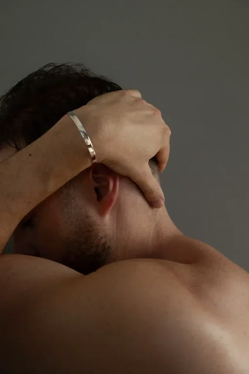The Blair Bracelet from @CuffCopenhagen  #mensjewelery #accessories #minimaldesign Simple and masculine men's jewelry. Minimalism. Minimal design style. Men's bracelet. Silver jewelry for men. Cuff bracelet.