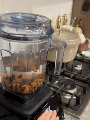I make almond milk three times a week and how store bought is gross to me  #homemade #recipie #cooking #homestead 