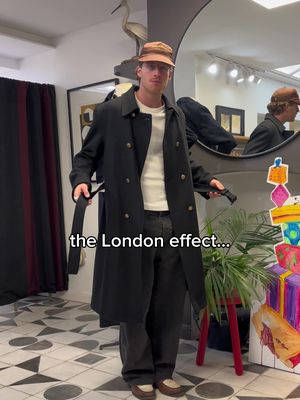 I think the coat has gone to my head #the #london #effect
