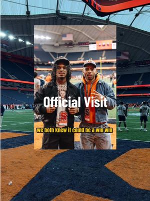 the homie @Toosii officially the first rapper to go play college football 🍊 Blessed to be apart of the history— excited to see how this thing play out from here FR.  #toosii #syracuse #CollegeFootball #d1athlete #footballtiktok @I AM ATHLETE 