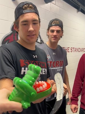 Game of the Day? #ohl #guelphstorm #crocodilegame #hockeyboys