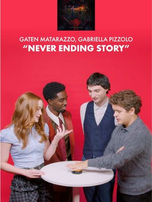 We had to do it 😭 @Caleb McLaughlin @Finn Wolfhard @Gaten Matarazzo #sadiesink #calebmclaughlin #finnwolfhard #gatenmatarazzo #strangerthings5 