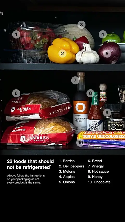 These are foods you shouldn’t refrigerate. Don’t @ us!