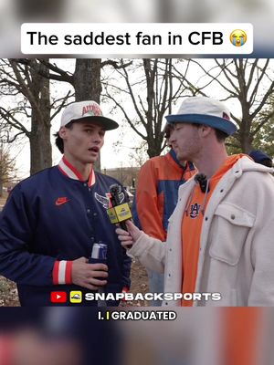 This Auburn fan might actually be cursed 😂😭 #cfb #CollegeFootball #auburn #fyp 