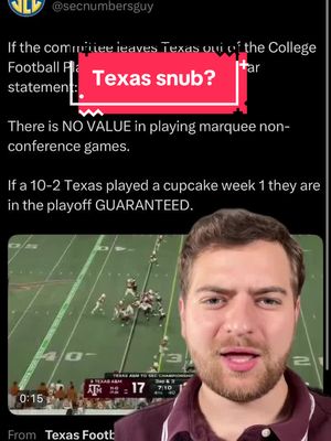 Does Texas deserve to make the CFP?  #cfbudge #cfb #cfp 