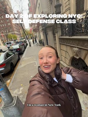 Day 2 of exploring NYC… i highly recommend allll the girlies to take Female Awareness Self Defense class!! 2 hours to feel better prepared in scary situations & the instructor Gabrielle is amazing! See ya tomorrow for day 3 x #nyc #femaleselfdefense #selfdefenseforwomen #selfdefenseclass #nycselfdefense  
