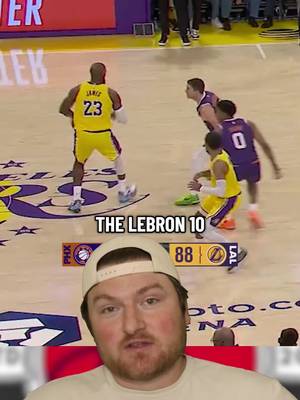 The LeBron 10 point streak is getting hilarious #NBA #lebron #lebronjames #nbanews #sportinglogically