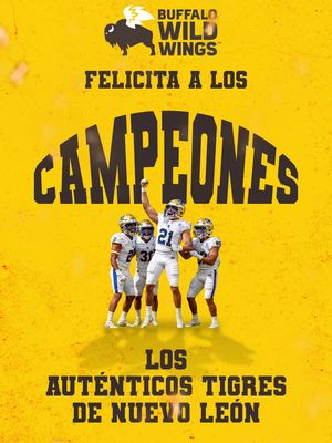 Grítenlo, cántenlo, gócenlo… 🥳🥳 Los Tigres son los auténticos campeones de la ONEFA. 🏈 🏆 Estamos orgullosos de ser patrocinadores oficiales. 🐯😎