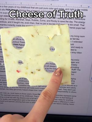 The cheese has spoken and we wholeheartedly agree. Do you accept the truth? 🧀