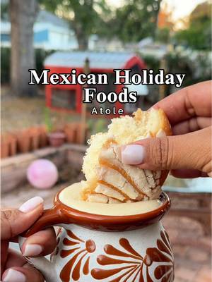 Atole (the base of it all)  Ingredients - 4 cups milk  - 1/2 cup masa harina (the same flour used for tortillas) - 1 cup warm water (for masa flour)  - 1–2 cinnamon sticks - 1 piloncillo - 1 can of evaporated milk - 1-2 whole anise stars  If your masa mix is not thick, add little by little until you reach a nice rich thick consistency. Make sure to stir and cook on LOW. Be patient.  What is Atole? Atole is a warm, slightly thick drink made from: Corn masa (the same dough used for tortillas), Water or milk, Cinnamon, Sugar or piloncillo, Sometimes vanilla. It’s like hot chocolate’s Mexican cousin, but made with corn instead of cocoa. 🔸 What does it taste like? Creamy, lightly sweet, cinnamon-y, and comforting almost like a warm corn pudding you can drink. 🔸 Why corn? Corn is sacred in Mexican culture. Atole was originally made to give people energy in the mornings because corn is filling and nourishing. 🔸 Are there different versions? YES! Lots: 	•	Champurrado (atole + chocolate 😍) 	•	Atole de fresa 	•	Atole de vainilla 	•	Atole de nuez 	•	Atole blanco (plain, traditional) 🔸 When do people drink it? 	•	For breakfast 	•	With tamales 	•	During Día de los Muertos 	•	Las Posadas 	•	Cold mornings 	•	Anytime you want comfort! 🔸 Quick analogy for beginners: If oatmeal and hot chocolate had a warm, comforting Mexican baby, that’s atole. All of my clay is from @ibarraimports because it contains no lead! Also yes you can use a clay pot on an electric stove.  #atole #mexicanfood #easymexicanrecipes #largefamilylife #mexicandrinks  