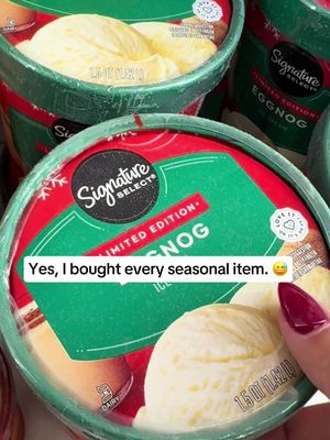 Points never tasted this good. Ready to dig in? 🤤 #seasonaltreats #christmasdesserts #eggnog #icecream #cookies
