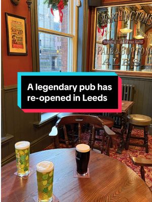 AN ICONIC LEEDS PUB IS POURING PINTS ONCE AGAIN 🍺 Calling all beer lovers! The Victoria & Commercial has swung open its doors after being closed for more than 5 years. The forces behind @Kirkstall Brewery, Whitelock's and White Cloth Hall have come together to give this important piece of Leeds history a new lease of life. The pub’s interiors have been lovingly restored, showcasing many of the Grade II-listed building’s original features. And behind the bar, there’s no shortage of cask and keg beers, alongside wine, spirits and cocktails. Food wise, it’s all about the pub classics – hearty, comforting and done right. Come on Sunday and you’ll be treated to a mouthwatering roast (one to add to your list!) If you love a Leeds pub as much as we do, then you’ll feel right at home at the Victoria & Commercial. 📍 Victoria & Commercial, 28 Great George Street, Leeds, LS1 3DL #leeds #pubtok #newopening #yorkshirepubs 