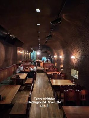 Tokyo’s hidden underground kissaten in Kichijoji that feels straight out of a Ghibli scene. Opened in 1979 by members of a puppet theatre troupe, this cave-like café has lived quietly beneath the street for decades. It originally served as a quiet working and resting space for troupe members between shows and rehearsals. Their classic curry rice set (¥2,000) is the cutest, simmered with more than 10 spices. Their coffee beans are French-roasted, aged for at least two years, and hand-dripped to order. 📍 Coffee Hall Kugutsusō / COFFEE HALL くぐつ草 🍛 Curry set: ¥2,000 (~$13 USD), Curry alone is ¥1,400 ☕️ Coffee: ¥870 (~$6 USD) . . #cafe #tokyo #japan #curry #coffee 