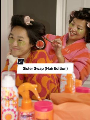 #ultabeautypartner It truly isn’t a sister sleepover until someone turns it into a competition! 😂 Tbh we are all winners when our hair turns out looking this good thanks to @amika which is now available at @Ulta Beauty! 💁🏻‍♀️✨ #ultabeauty #ubcollective #amika #hair 