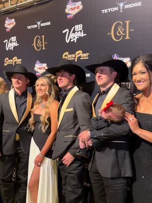 Exciting looks seen on the Gold Carpet! Who is ready for the NFR? ⚜️ #nfr #rodeo #goldcarpet #lasvegas #nfrfashion @Teton Ridge 