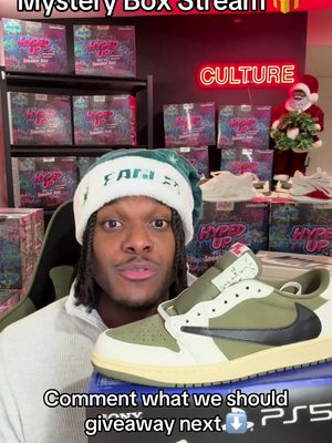 Christmas Mystery Box Stream Day 2🎁#fyp #sneakers #mysterybox 
