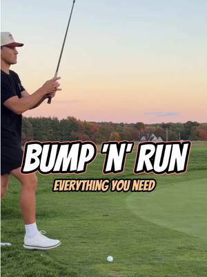 Everything you need for the perfect bump ’n’ run #golf #golftips #chipping #howto #simple